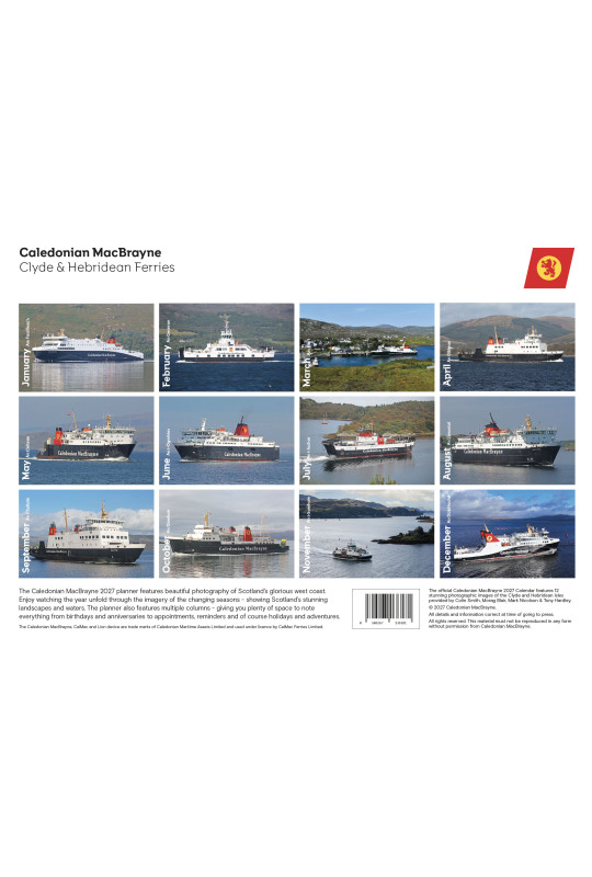 CalMac 2027 Calendar